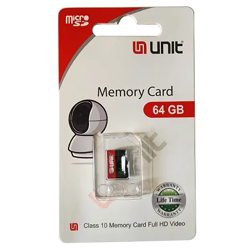 Micro SD Card 64GB | High-Speed Memory Card for CC Camera & Devices